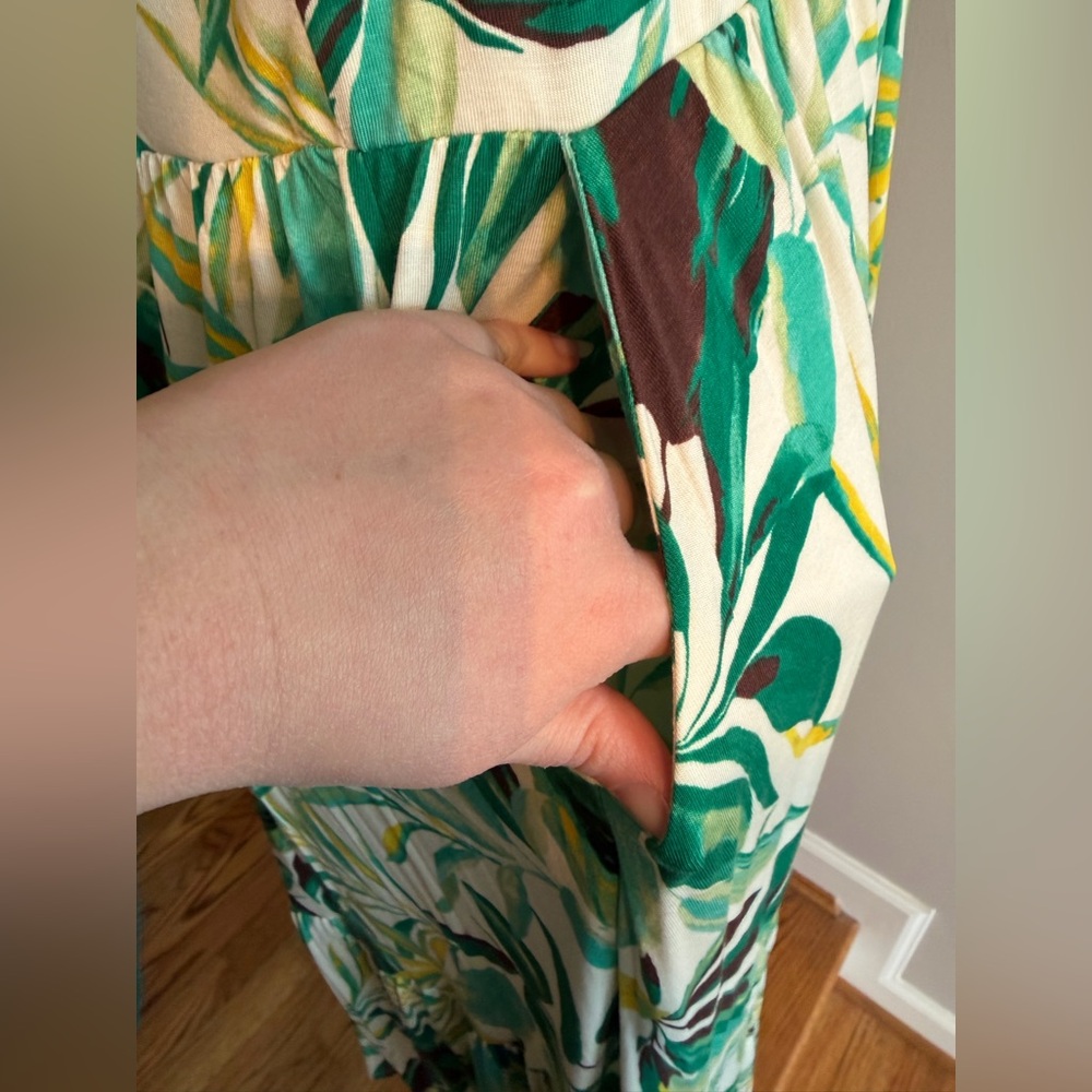 NWT Torrid Super Soft Tropical Print Midi Dress - Torrid Size 3 (22-24, 3X) - Picture 8 of 16